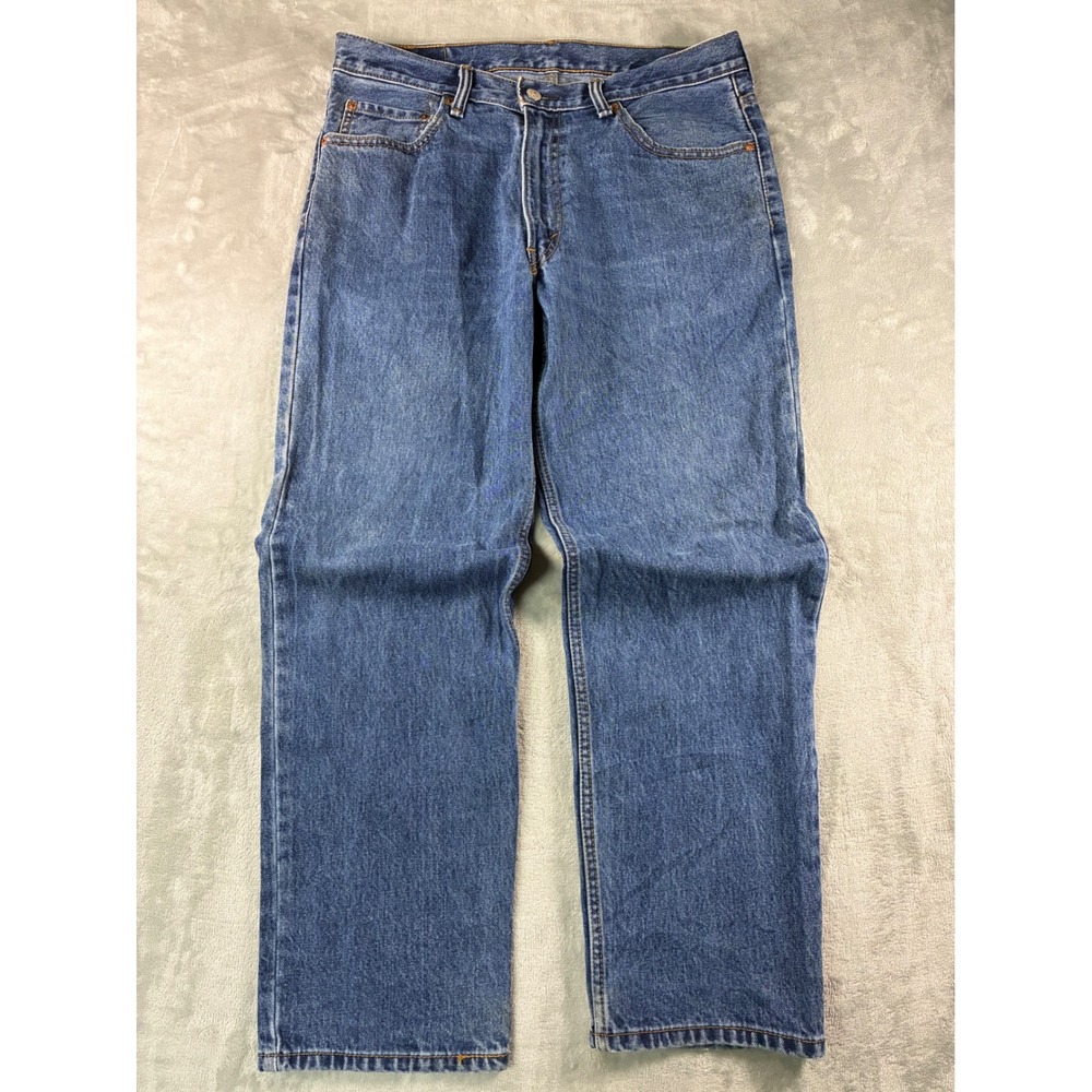 Levis 550 Relaxed Fit Jeans Mens 34x30 Medium Wash Blue Denim Pants